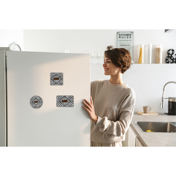 Diamond Plate Fridge Magnets - LIFESTYLE (all)