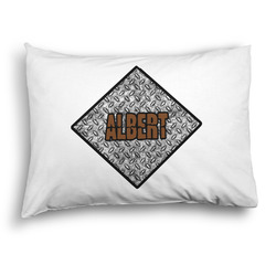 Diamond Plate Pillow Case - Standard - Graphic (Personalized)