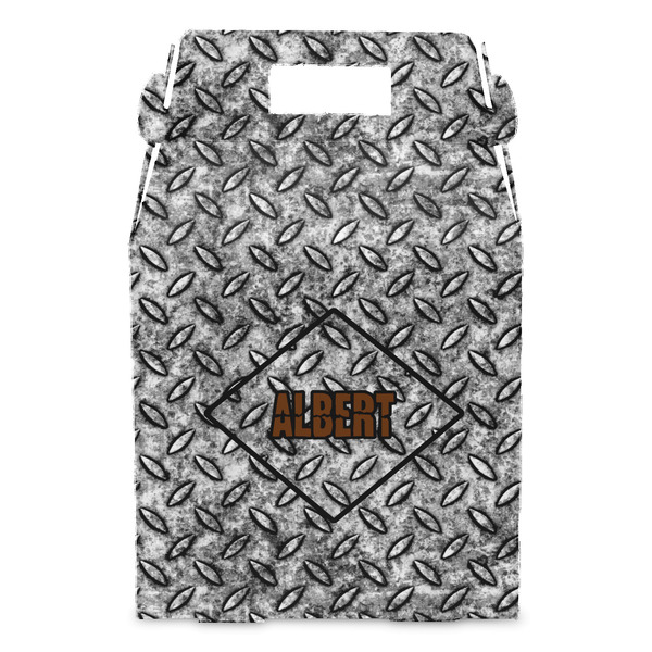 Diamond Plate Gable Favor Box - Front