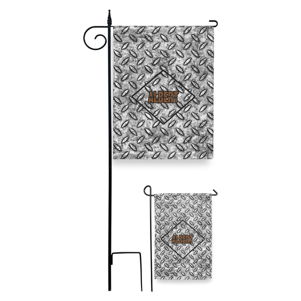 Diamond Plate Garden Flag - PARENT/MAIN