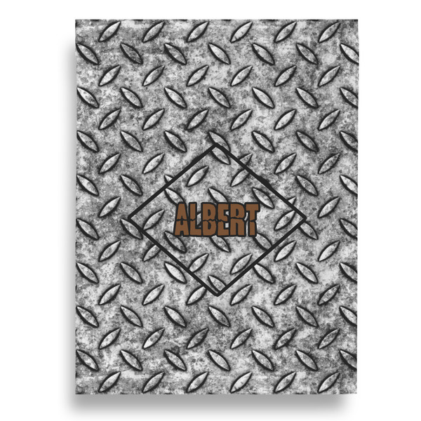 Diamond Plate House Flags - Double Sided - FRONT