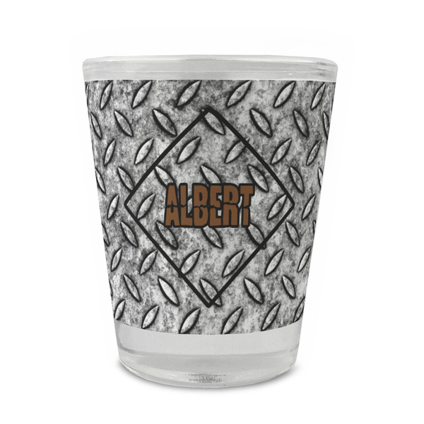 Diamond Plate Glass Shot Glass - Standard - FRONT