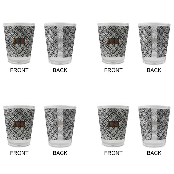 Diamond Plate Glass Shot Glass - Standard - Set of 4 - APPROVAL