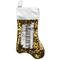 Diamond Plate Reversible Sequin Stocking - Gold (Personalized)