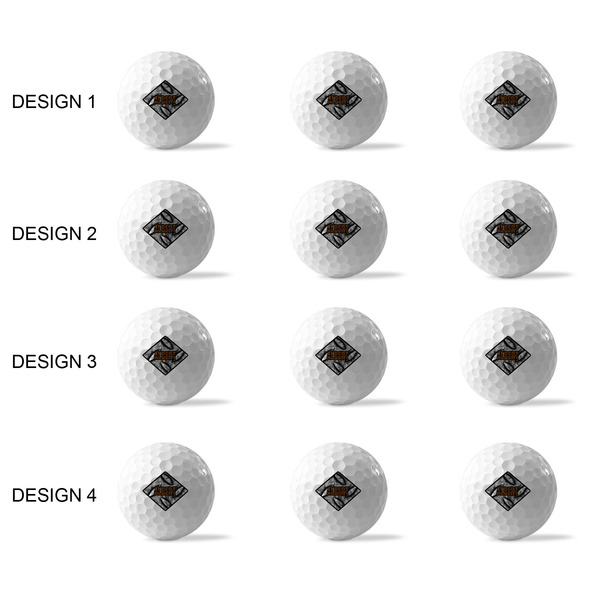 Diamond Plate Golf Balls - Generic - Set of 12 - APPROVAL