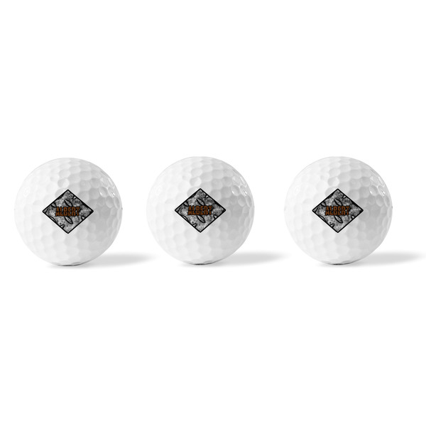 Diamond Plate Golf Balls - Generic - Set of 3 - APPROVAL