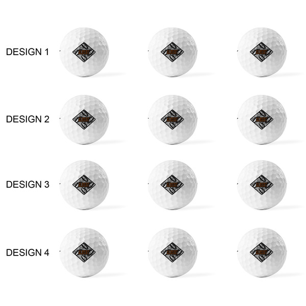 Diamond Plate Golf Balls - Titleist - Set of 12 - APPROVAL