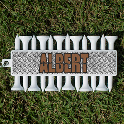 Diamond Plate Golf Tees & Ball Markers Set (Personalized)