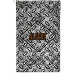 Diamond Plate Golf Towel - Poly-Cotton Blend - Small w/ Name or Text