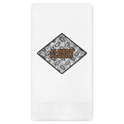 Diamond Plate Guest Towels - Full Color (Personalized)