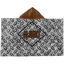 Diamond Plate Kids Hooded Towel (Personalized)