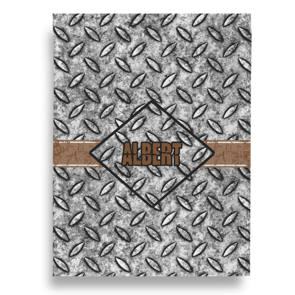 Diamond Plate House Flags - Double Sided - BACK