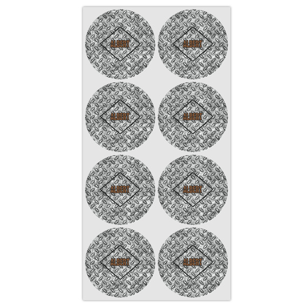 Diamond Plate Icing Circle - Medium - Set of 8