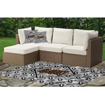 Diamond Plate Indoor / Outdoor Rug - Custom Size w/ Name or Text