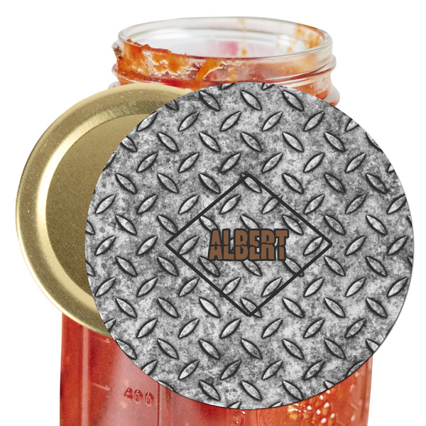 Custom Diamond Plate Jar Opener (Personalized)