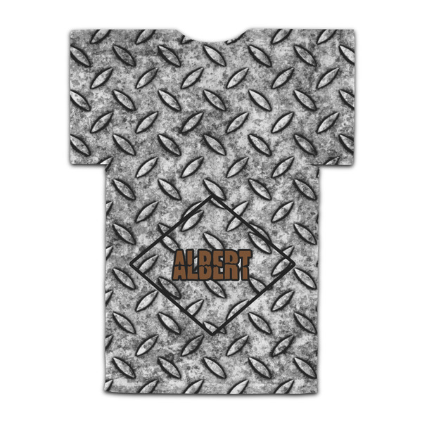 Diamond Plate Jersey Bottle Cooler - BACK (flat)