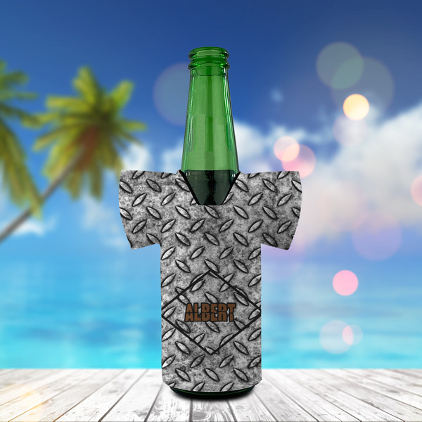 Diamond Plate Jersey Bottle Cooler - LIFESTYLE