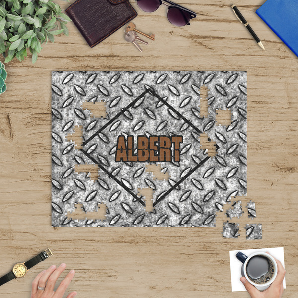 Diamond Plate Jigsaw Puzzle 500 Piece - In Context