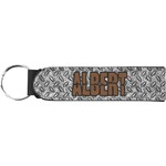 Diamond Plate Neoprene Keychain Fob (Personalized)