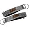 Diamond Plate Key-chain - Metal and Nylon - Front and Back