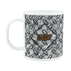 Diamond Plate Plastic Kids Mug (Personalized)