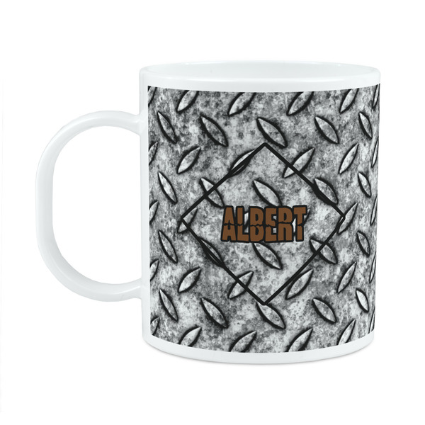 Custom Diamond Plate Plastic Kids Mug (Personalized)