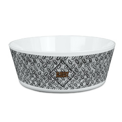 Diamond Plate Kid's Bowl (Personalized)