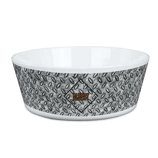 Custom Diamond Plate Kid's Bowl (Personalized)