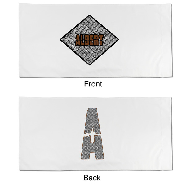 Diamond Plate King Pillow Case - APPROVAL (partial print)