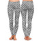 Diamond Plate Ladies Leggings - Front and Back
