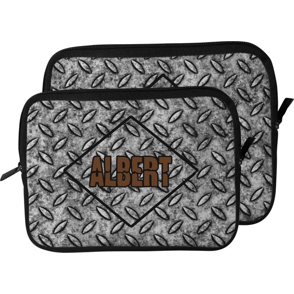 Diamond Plate Laptop Sleeve (Size Comparison)