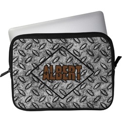 Diamond Plate Laptop Sleeve / Case (Personalized)
