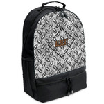 Diamond Plate Backpacks - Black (Personalized)