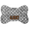 Diamond Plate Bone Shaped Dog Food Mat (Personalized)