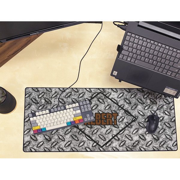 Diamond Plate Large Gaming Mats - LIFESTYLE