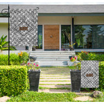 Diamond Plate Large Garden Flag - Single Sided (Personalized)