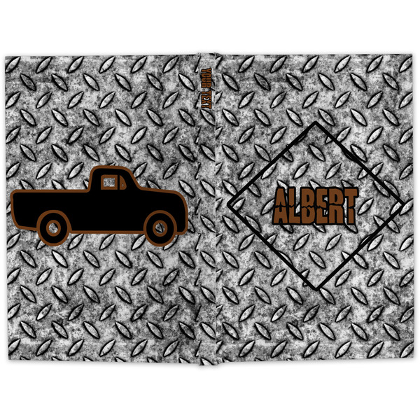 Diamond Plate Large Hard Cover Journal - Apvl