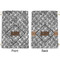 Diamond Plate Large Laundry Bag - Front & Back View