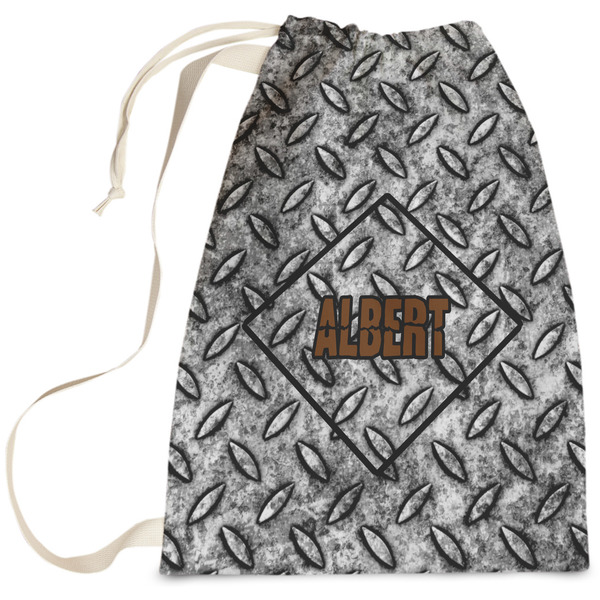 Custom Diamond Plate Laundry Bag - Large (Personalized)