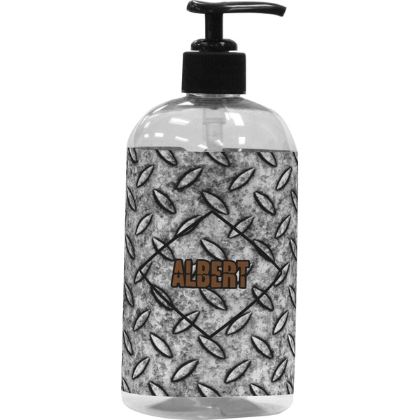 Custom Diamond Plate Plastic Soap / Lotion Dispenser (Personalized)