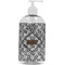 Diamond Plate Plastic Soap / Lotion Dispenser (16 oz - Large - White) (Personalized)