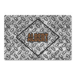 Diamond Plate Large Rectangle Car Magnet (Personalized)
