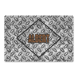 Diamond Plate Large Rectangle Car Magnet (Personalized)