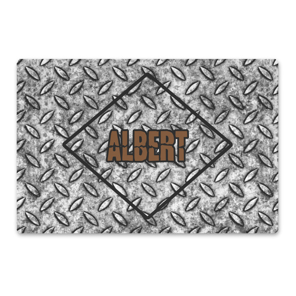 Custom Diamond Plate Large Rectangle Car Magnet (Personalized)