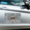Diamond Plate Large Rectangle Car Magnets- In Context