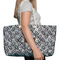 Diamond Plate Large Rope Tote Bag - In Context View