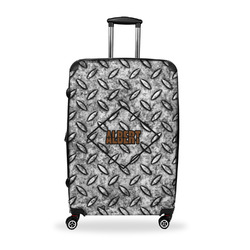 Diamond Plate Suitcase - 28" Large - Checked w/ Name or Text