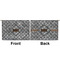 Diamond Plate Large Zipper Pouch Approval (Front and Back)