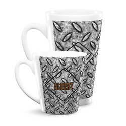 Diamond Plate Latte Mug (Personalized)