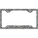 Diamond Plate License Plate Frame - Style C (Personalized)